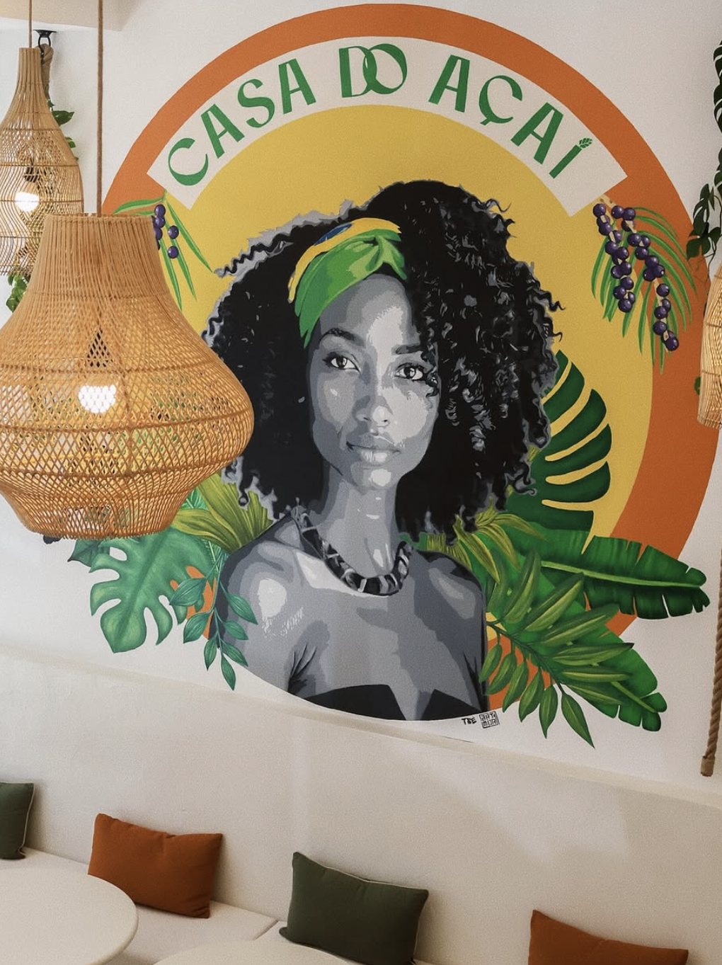 La fresque murale de la casa