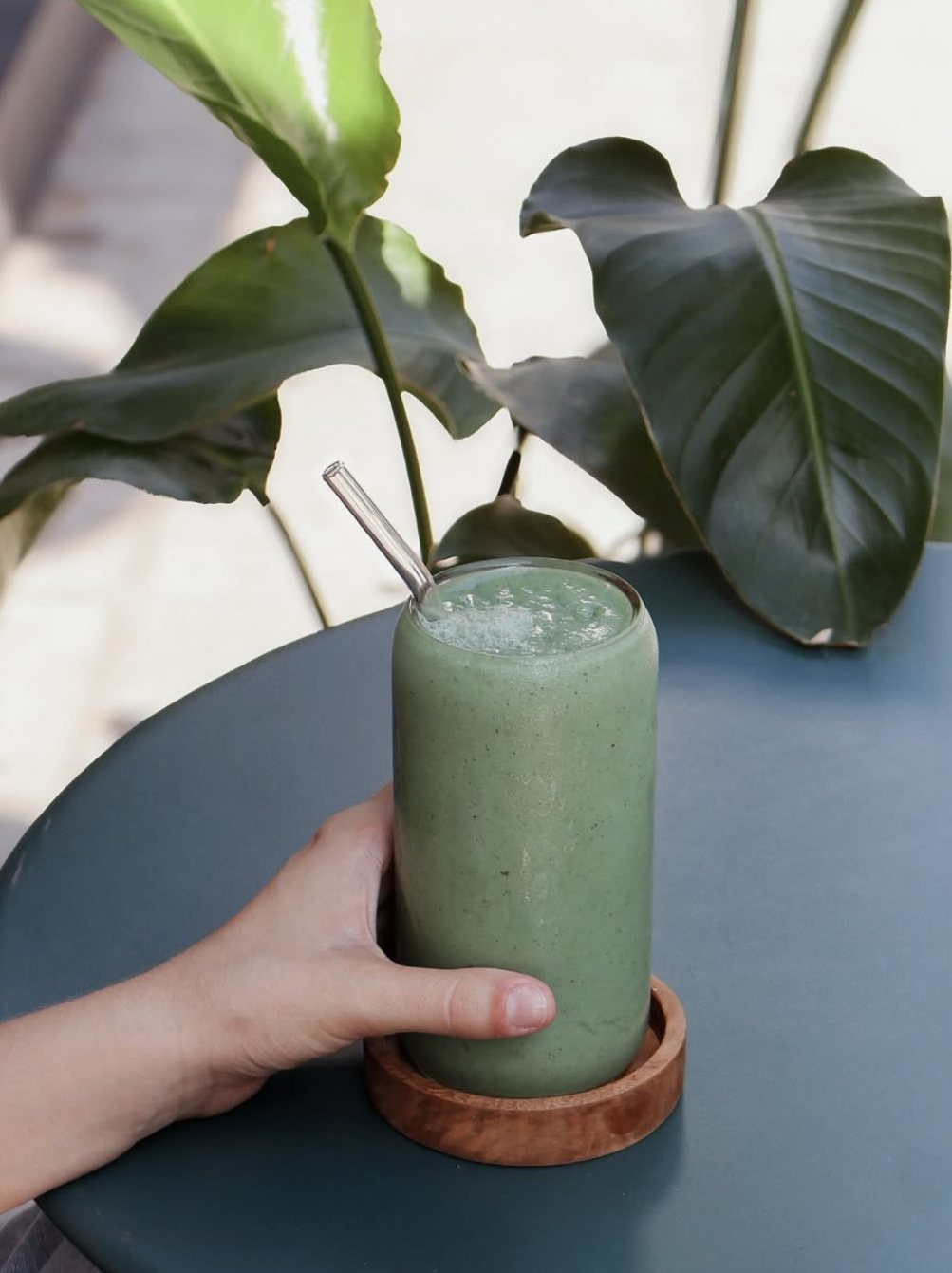 Smoothie fraîchement mixé